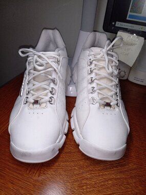 Men's Size 12 M White Leather Reebok Athletic Tennis Shoes, Used, No box